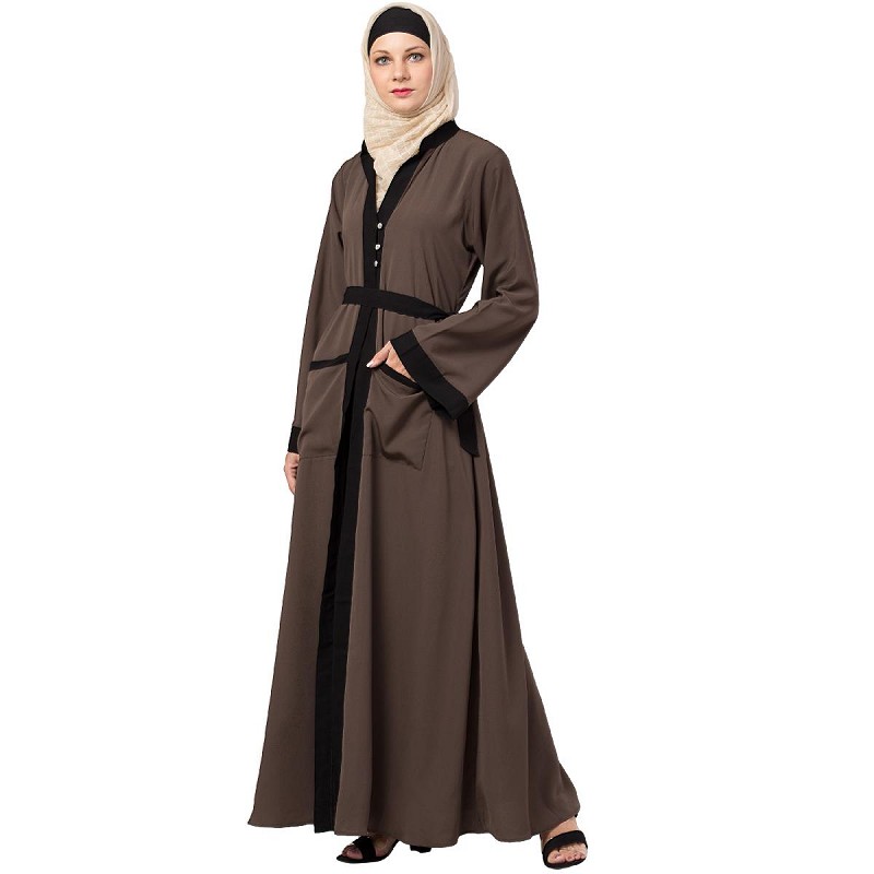 abaya designs front open